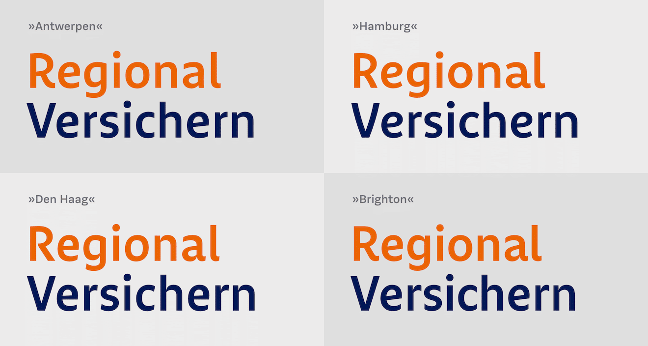 Four proposals we presented to the client